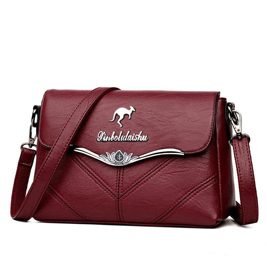 Women's Real Soft Leather Large Capacity Mom Crossbody Bags