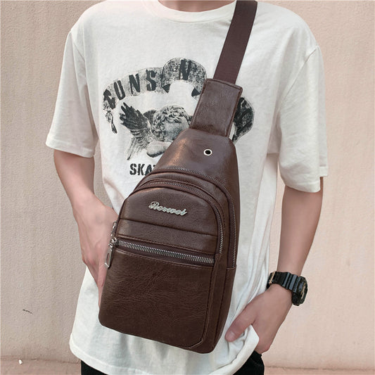 Men's Beautiful Simple Trendy Large Capacity Shoulder Bags