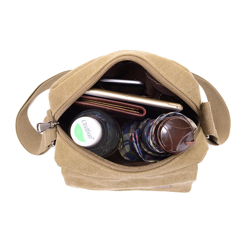 Men's High-grade Canvas Commute Retro Fashion Men's Shoulder Bags