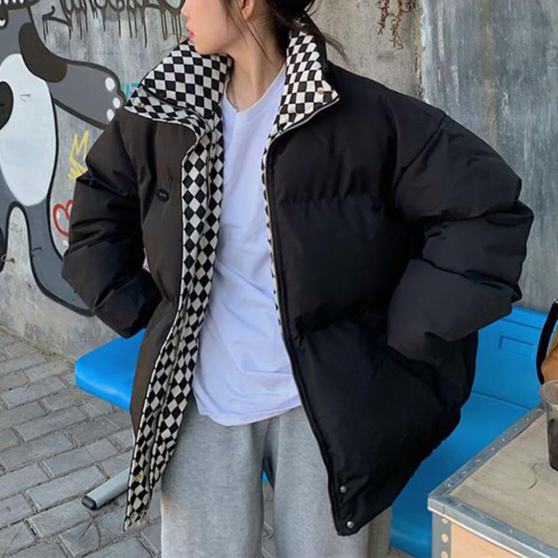 Women's Yi Fashion Design Sense Long Cotton Coats