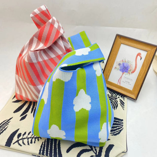 Thickened Knitting Female Hand Knitted Gift Handbags