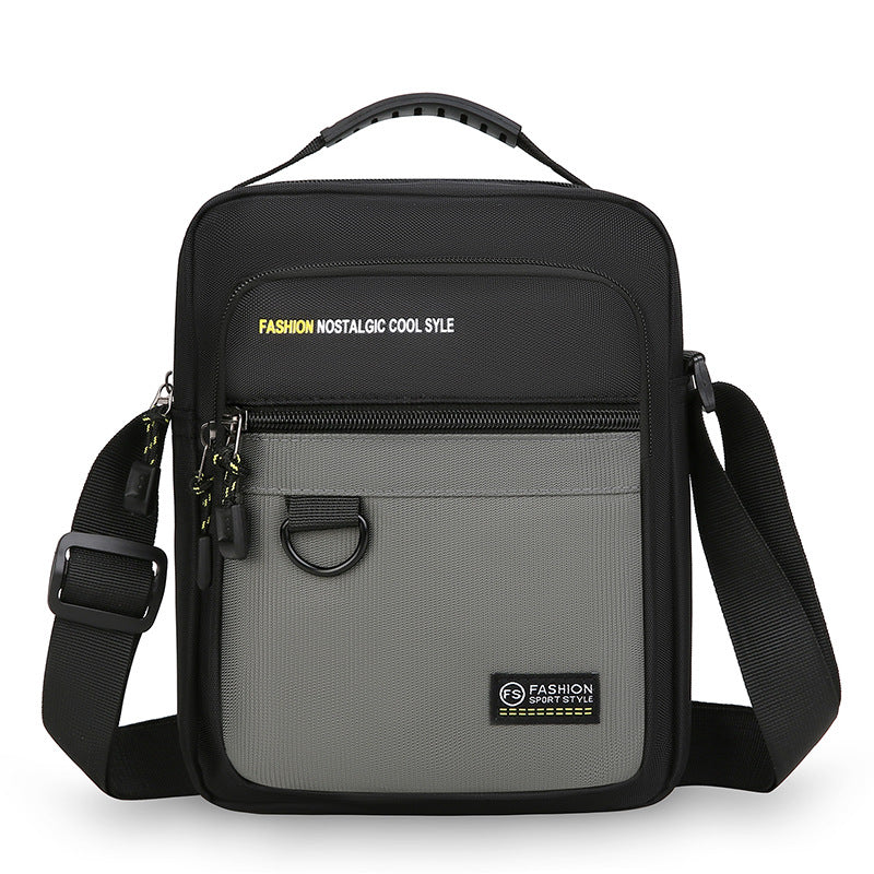 Men's Large Capacity Oxford Cloth Waterproof Fashionable Men's Shoulder Bags