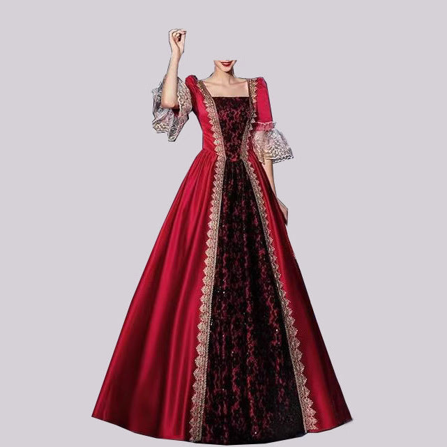 Medieval Vintage Court Victorian Renaissance Gown Dress