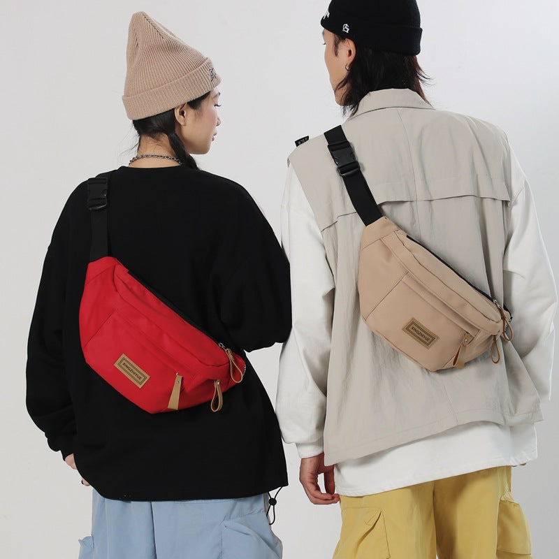 Women's Style Boys Simple Lightweight Camp Back Men's Chest Bags