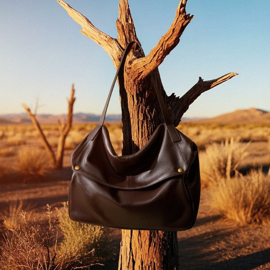 Women's Leather Surface Large Capacity Totes Soft Crossbody Bags