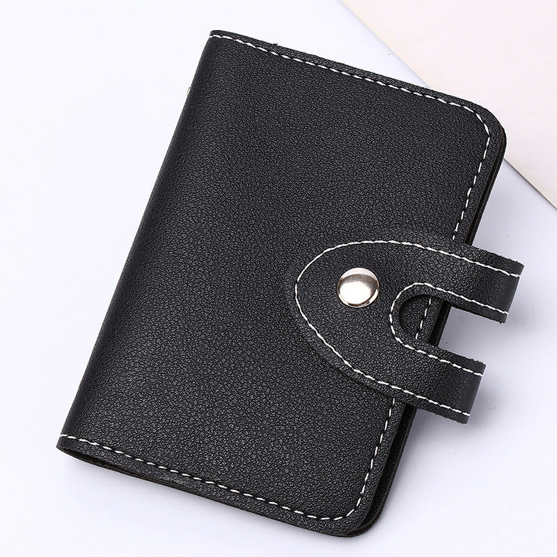 Female Korean Simple Male Multiple Slots Card Holder