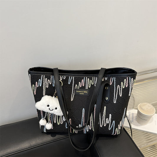 Women's Commute Large Capacity Nylon Cloth Western Shoulder Bags