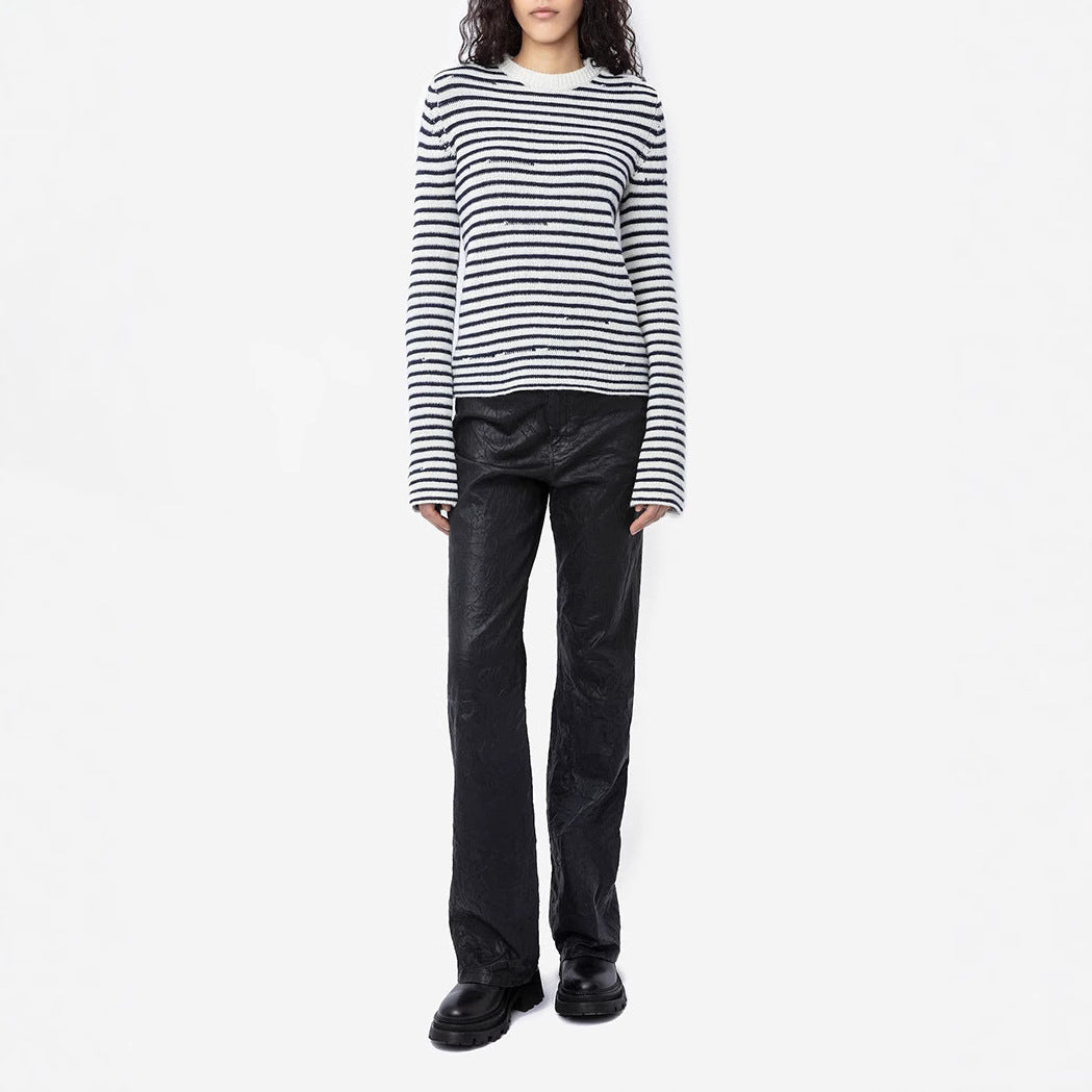 Women's Clearance At Loss No Striped Buttoned Sweaters