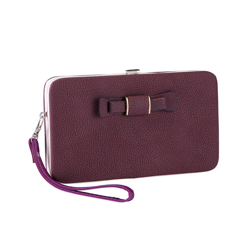 Women's Korean Long Bow Mobile Creative Ladies Wallets