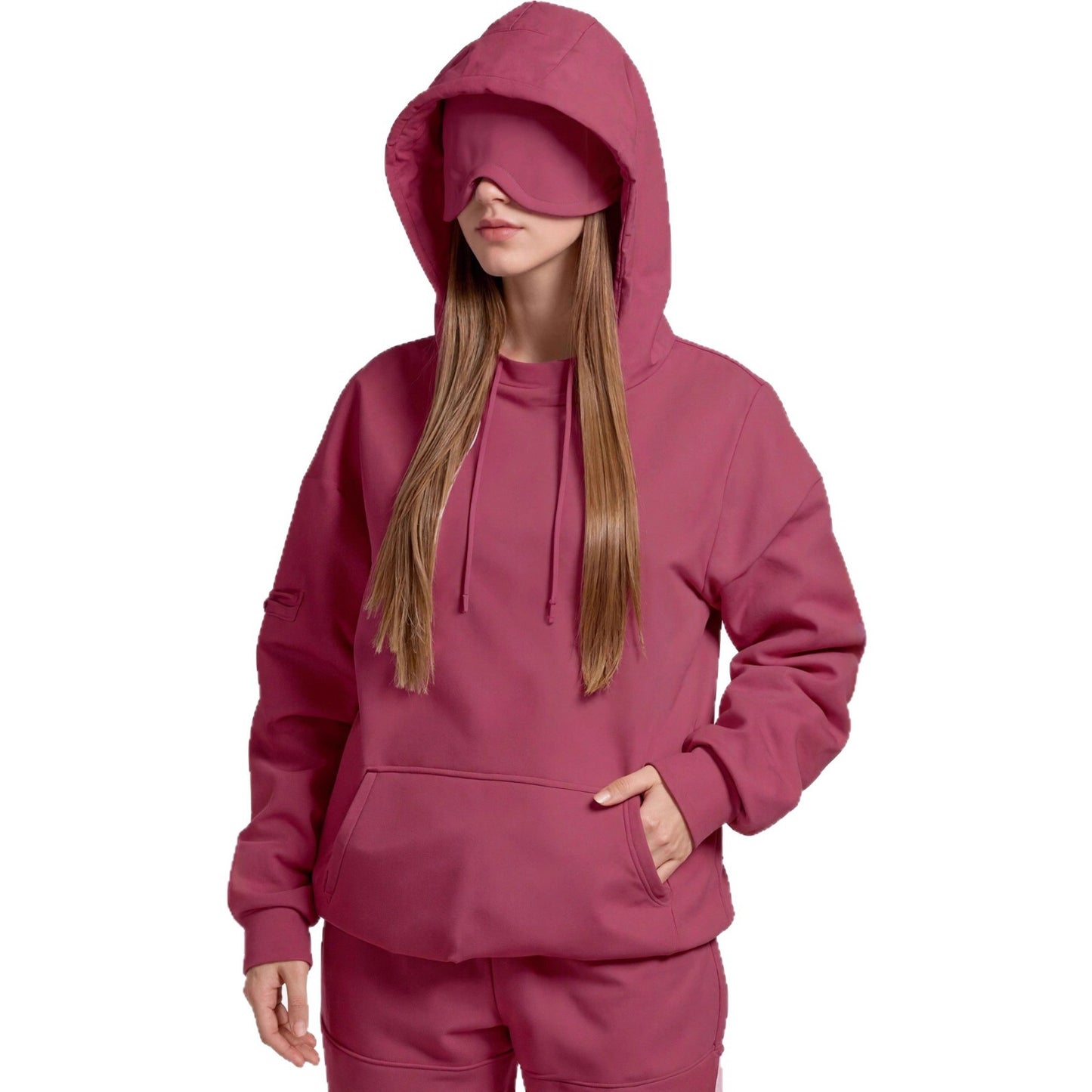 Women's Wear With Built-in Eye Mask Hoodie Sweaters