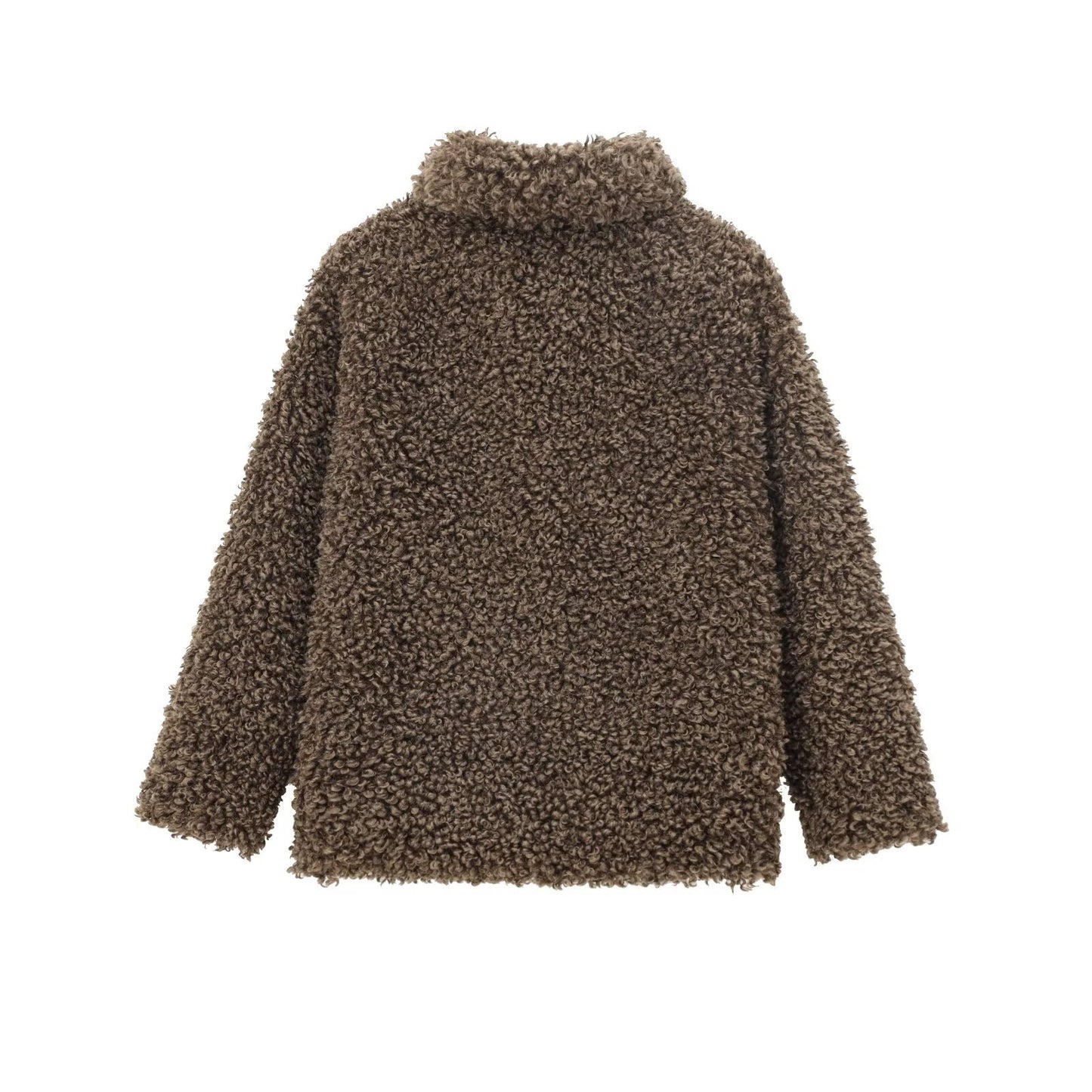 Women's Elegant Fashion Artificial Fur Effect Coats
