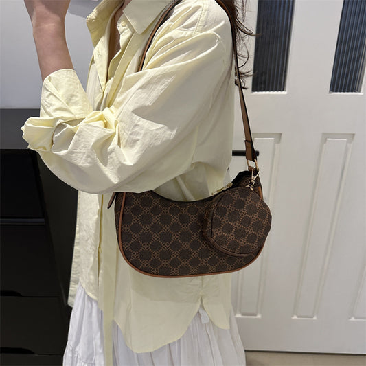 Women's Retro Fashion Moon Western Style Leisure Shoulder Bags