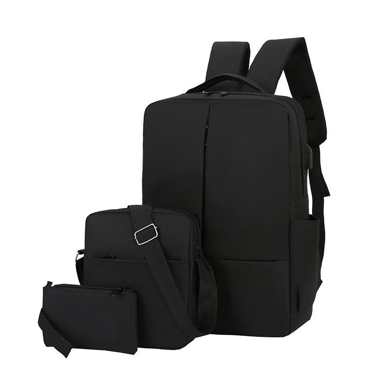 Pretty Three-piece Male Female Notebook Computer Backpacks