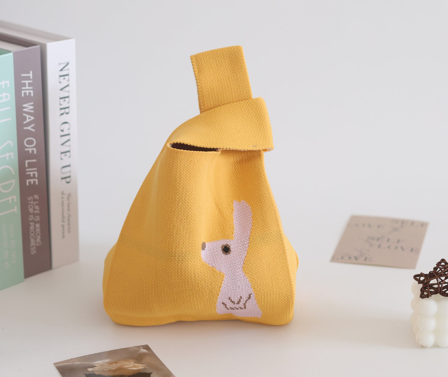 Women's Stylish Knitted Woven Vest Simple Handbags