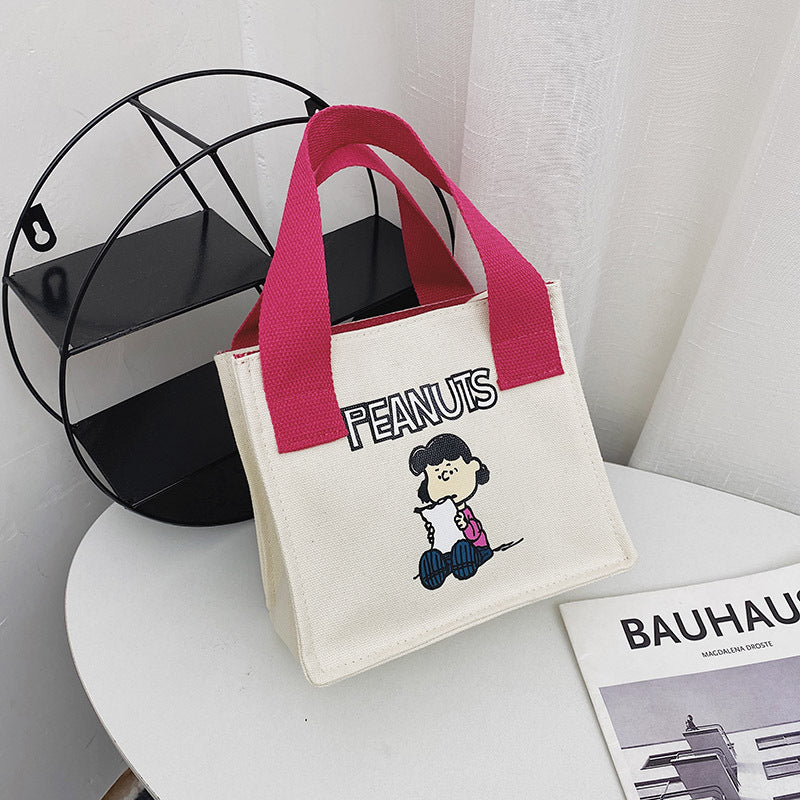 Women's Canvas Stylish Good Texture Simple Portable Handbags