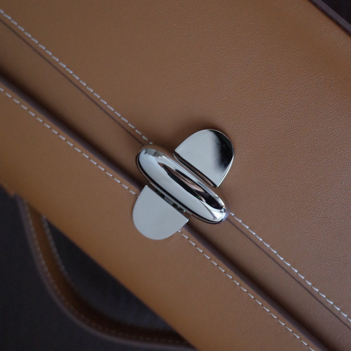 Slouchy Charming Women's Frosted Cowhide Simple Small Square Bags