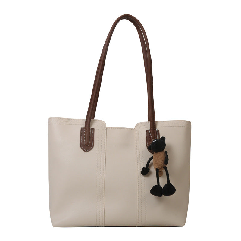 Women's Large Capacity Fashion Commuter Textured Versatile Bucket Bags
