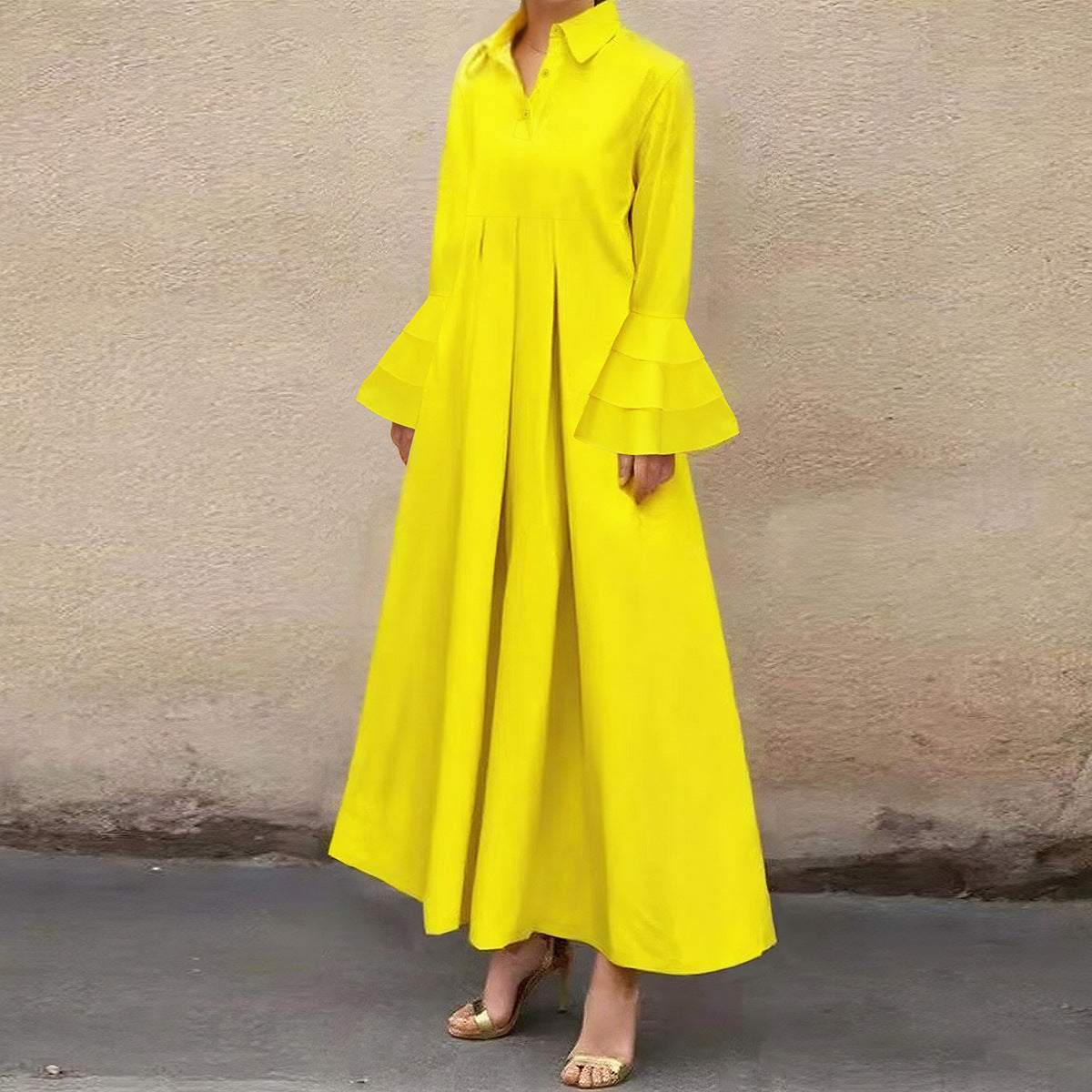 Women's Fashion Elegant Long Sleeve Ladies Dress Dresses