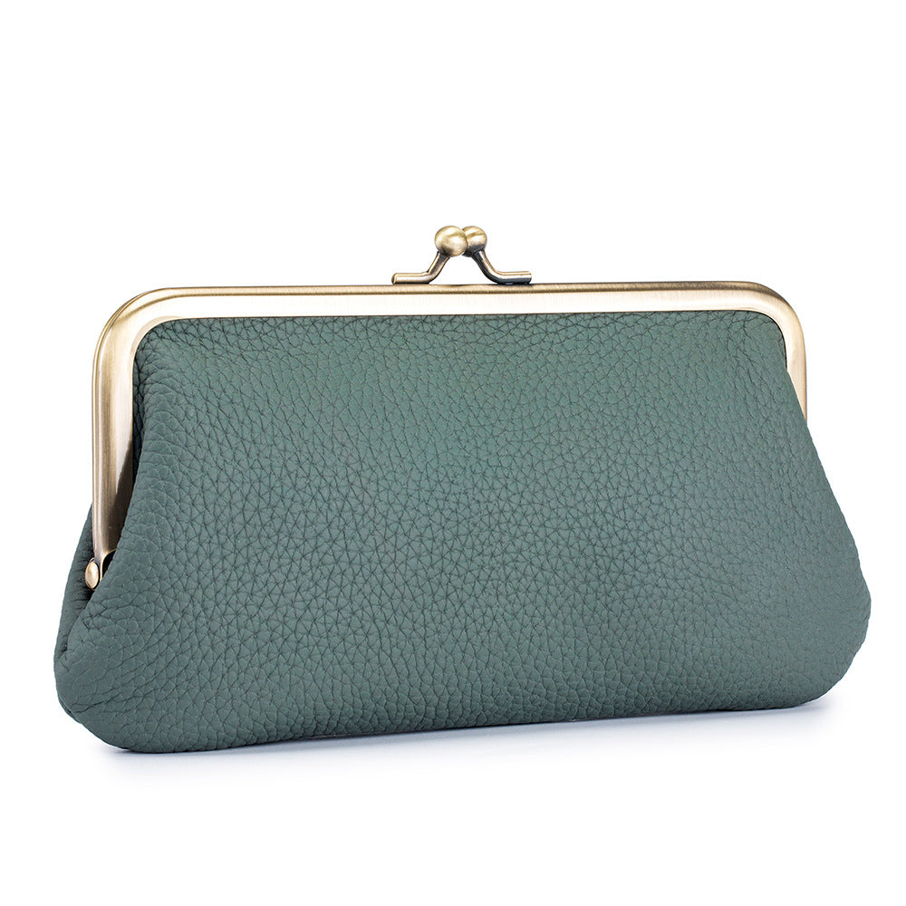 Clutch Female Genuine Leather Simple Long Handbags