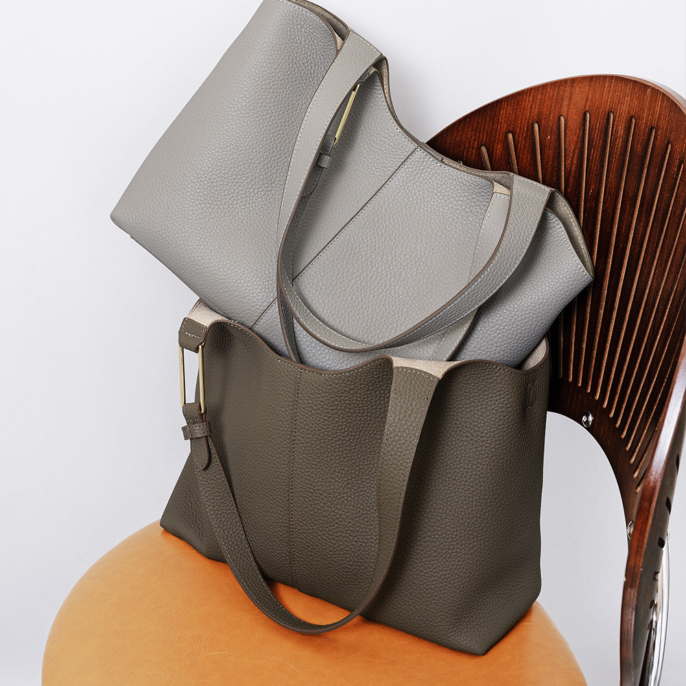 Women's High-grade Light Luxury Genuine Leather Layer Bags
