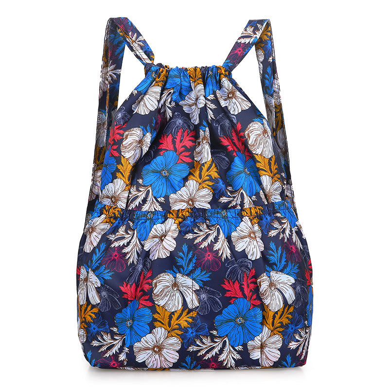Beautiful Folding Drawstring Pocket Large Capacity Backpacks