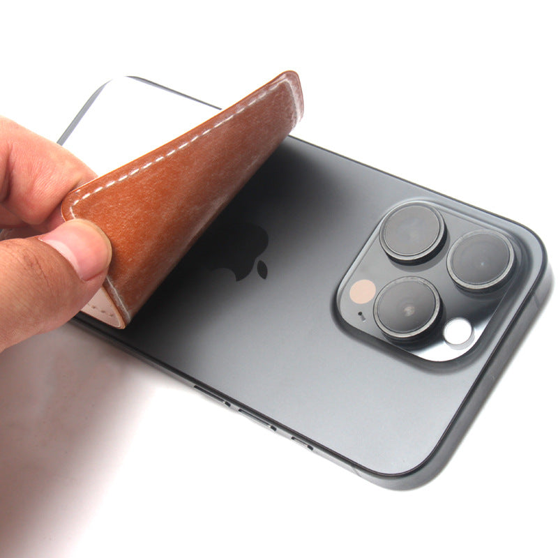 White Blank Mobile Back Sticker Cover Card Holder