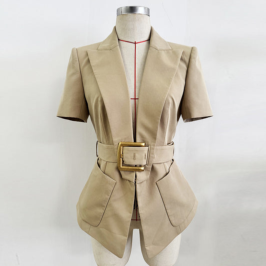 Trendy Attractive Fashion Sleeve Belt Casual Coats