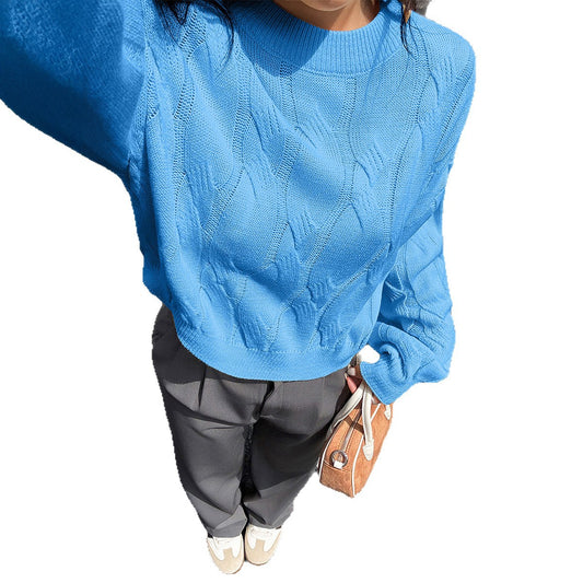 Women's Casual Simple Style Long Sleeve Bottoming Sweaters