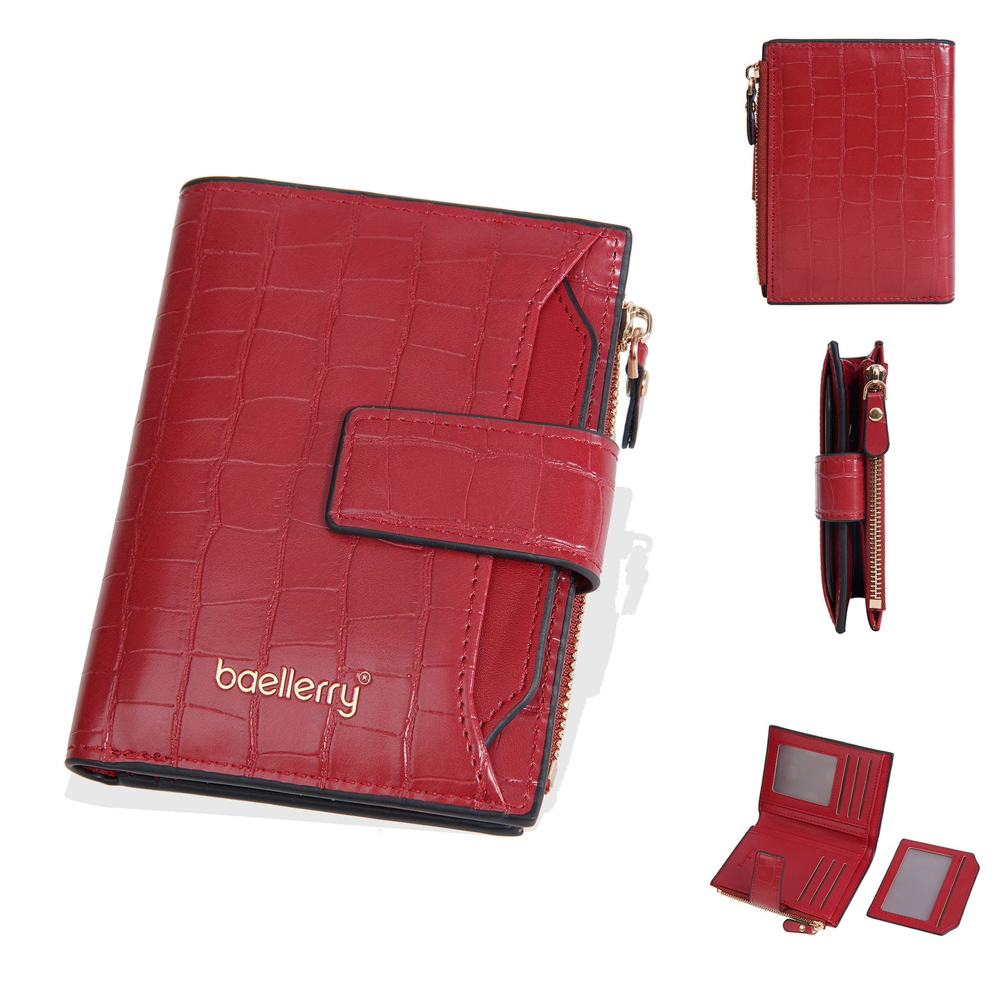 Women's Short Minimalist Multiple Slots Car Drawing Ladies Wallets