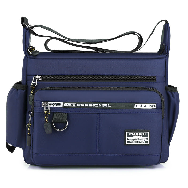 Men's Large Capacity Waterproof Hard-wearing Commute Men's Shoulder Bags