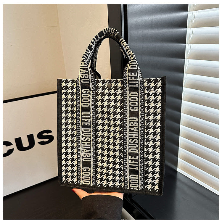 Women's Korean Fashion Retro Portable Lunch Box Bags