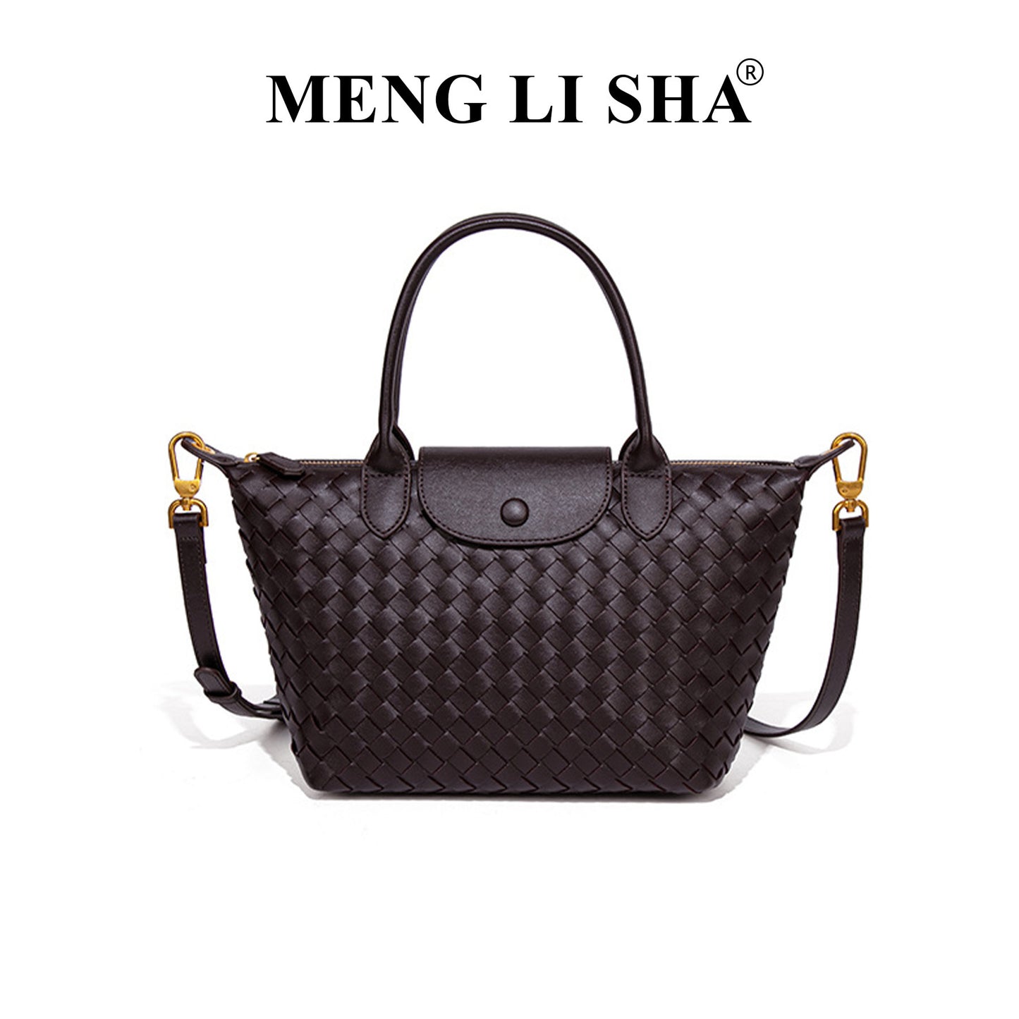 High-grade Hand-woven Commuter Portable Dumpling Simple Crossbody Bags