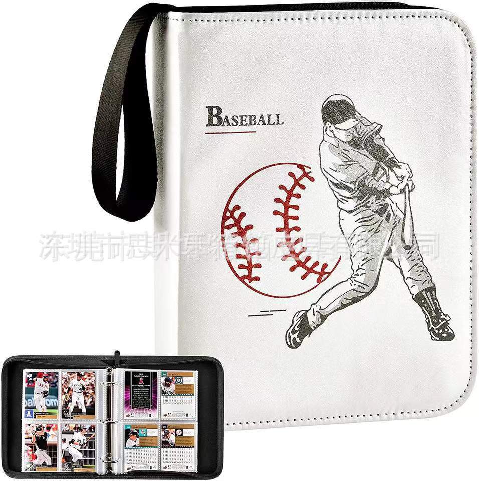 Elegant Binder Zipper Book Game Collection Card Holder