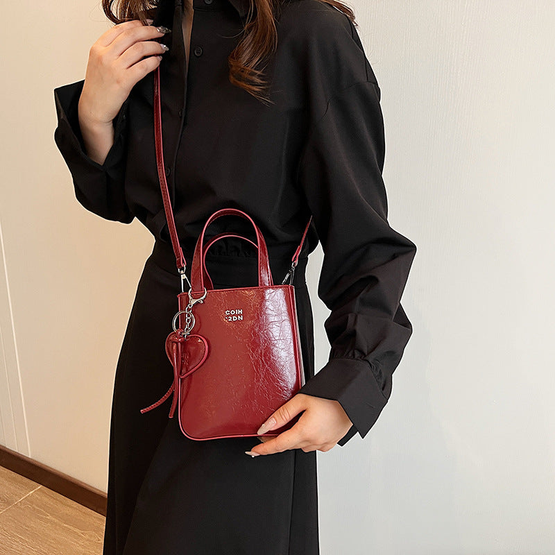Women's Summer Fashionable Portable Hand Carrying Red Bags