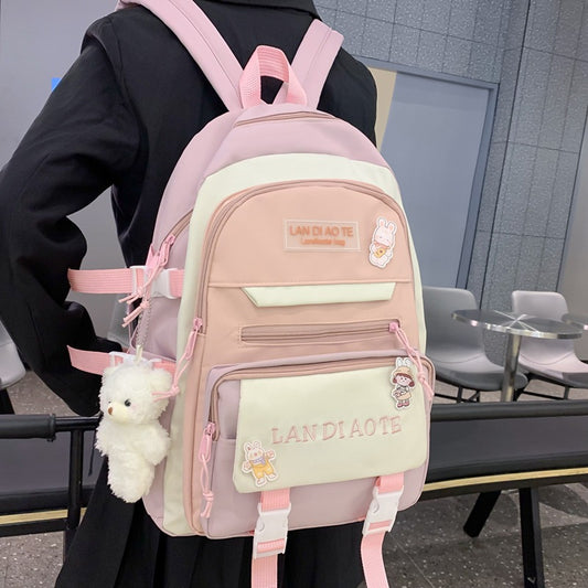 Women's & Men's Matching Fashion Early High College Trendy Large Backpacks
