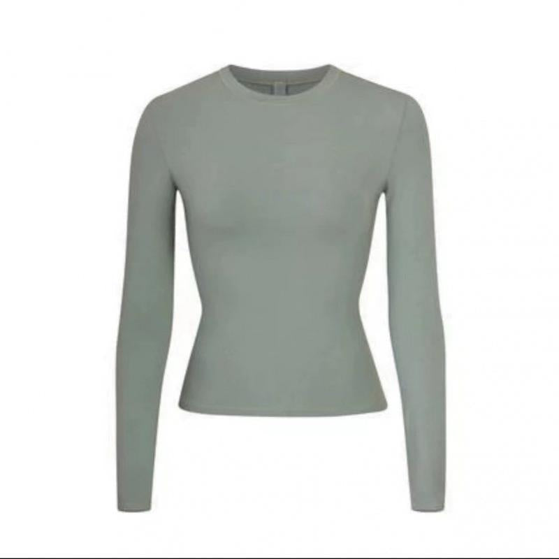 Women's Bottoming Shirt Tight T-shirt Long Sleeve Blouses