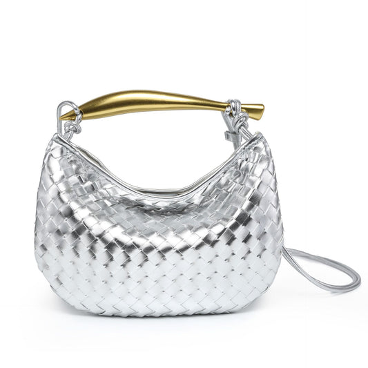 Women's Hand-woven Sardine Dumpling Elegant Metal Handle