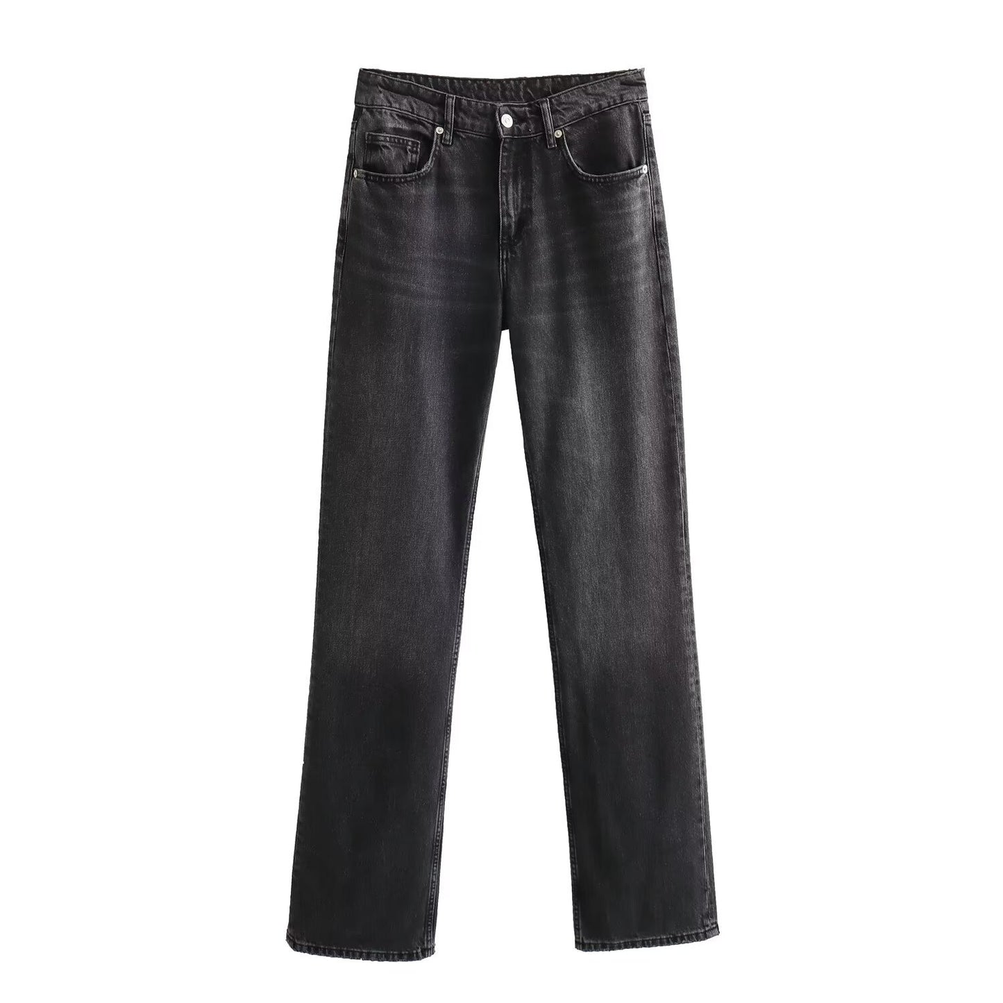 Women's Retro Denim For Slim Fit Mop Jeans