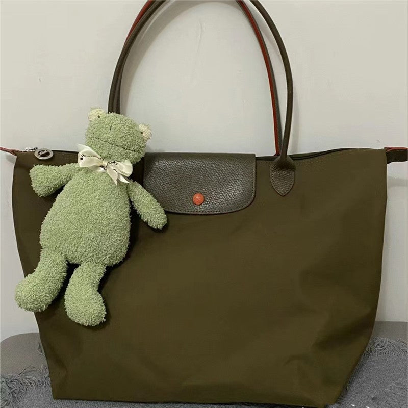 Durable Embroidered Dragon Dumpling Folding Underarm Bags