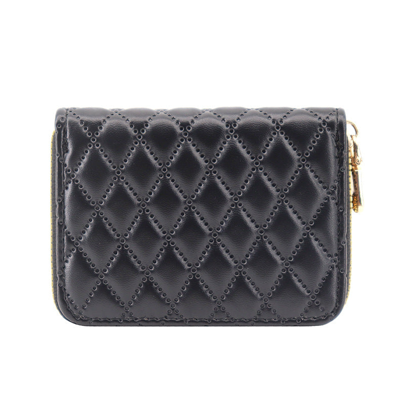 Women's Exquisite Multiple Slots Zipper Large Capacity Card Holder