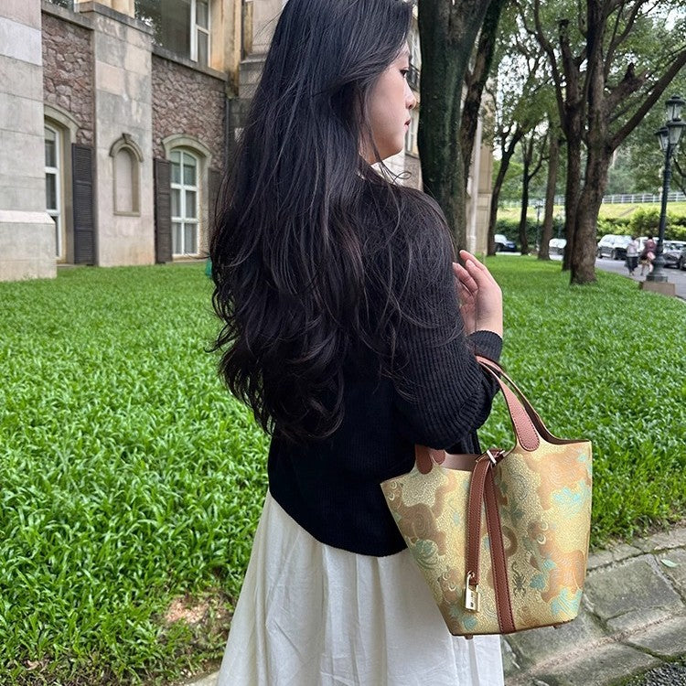 Women's Style High-grade Vegetable Basket Large Capacity Crossbody Bags