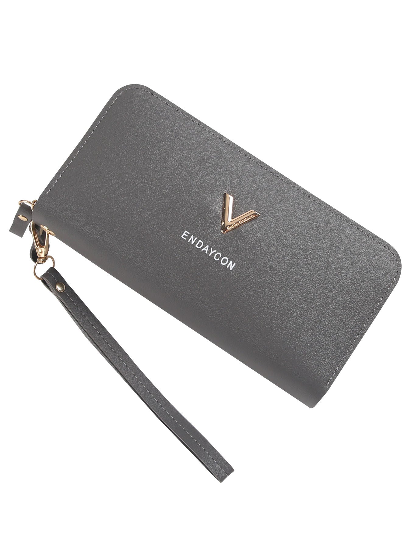 Women's Fashion Simple Lychee Pattern Large Capacity Ladies Wallets