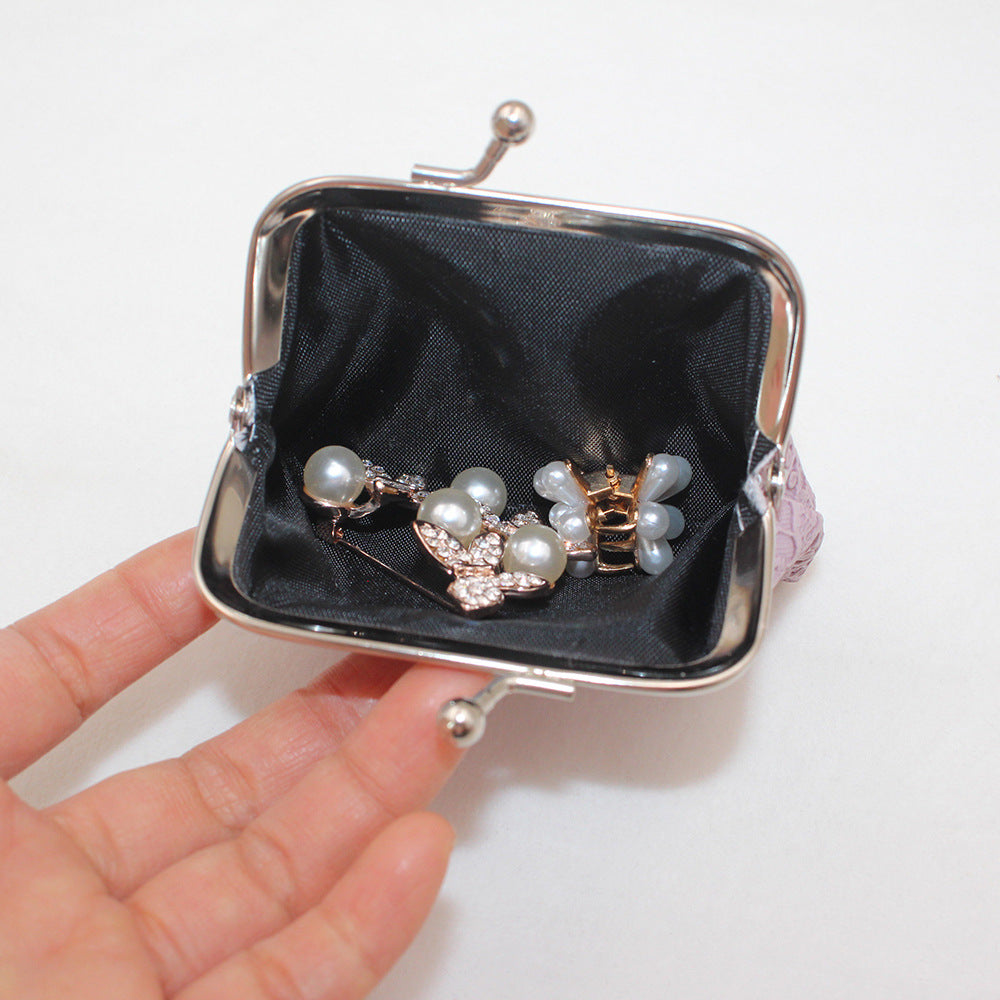 Lace Embossed Cute Mini Object Storage Ladies Wallets