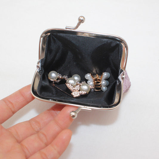 Lace Embossed Cute Mini Object Storage Ladies Wallets