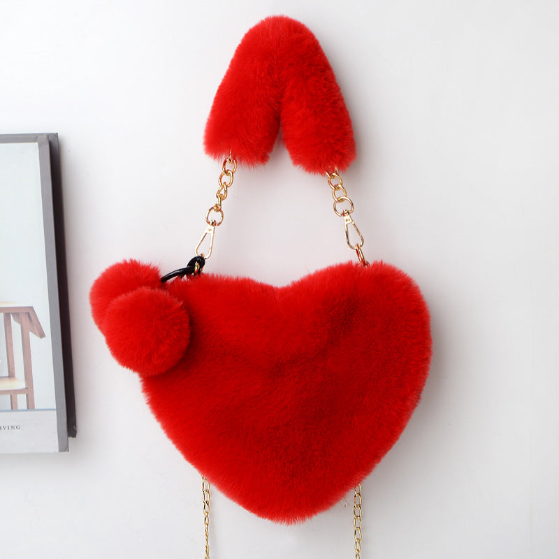 Attractive Versatile Classy Cool Heart Heart-shaped Shoulder Bags