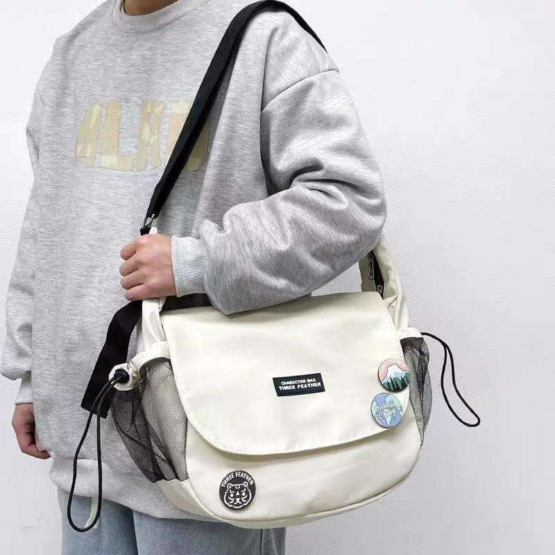 College Class Leisure Style Female Vintage Men's Messenger Bags