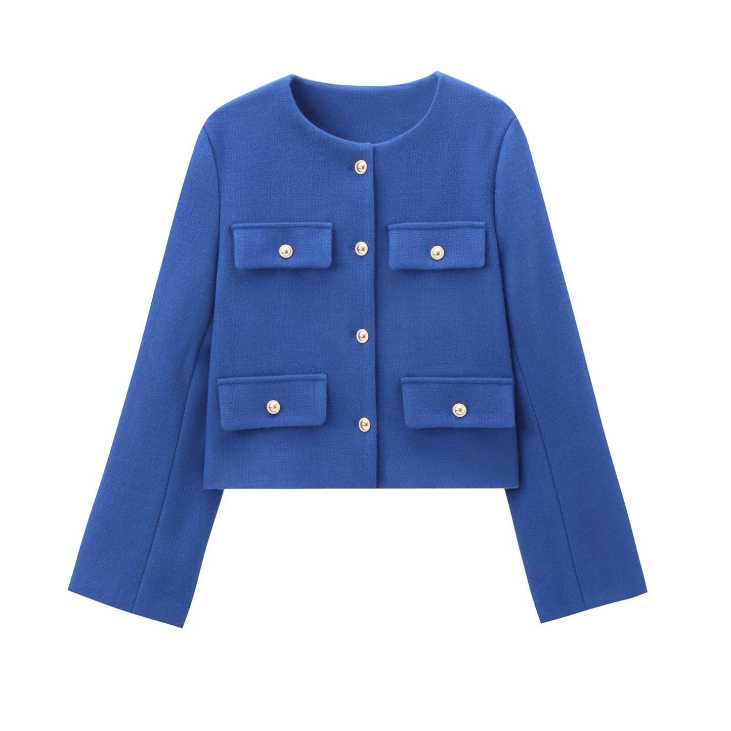Women's Classic Style Fashion Button Decoration Coats