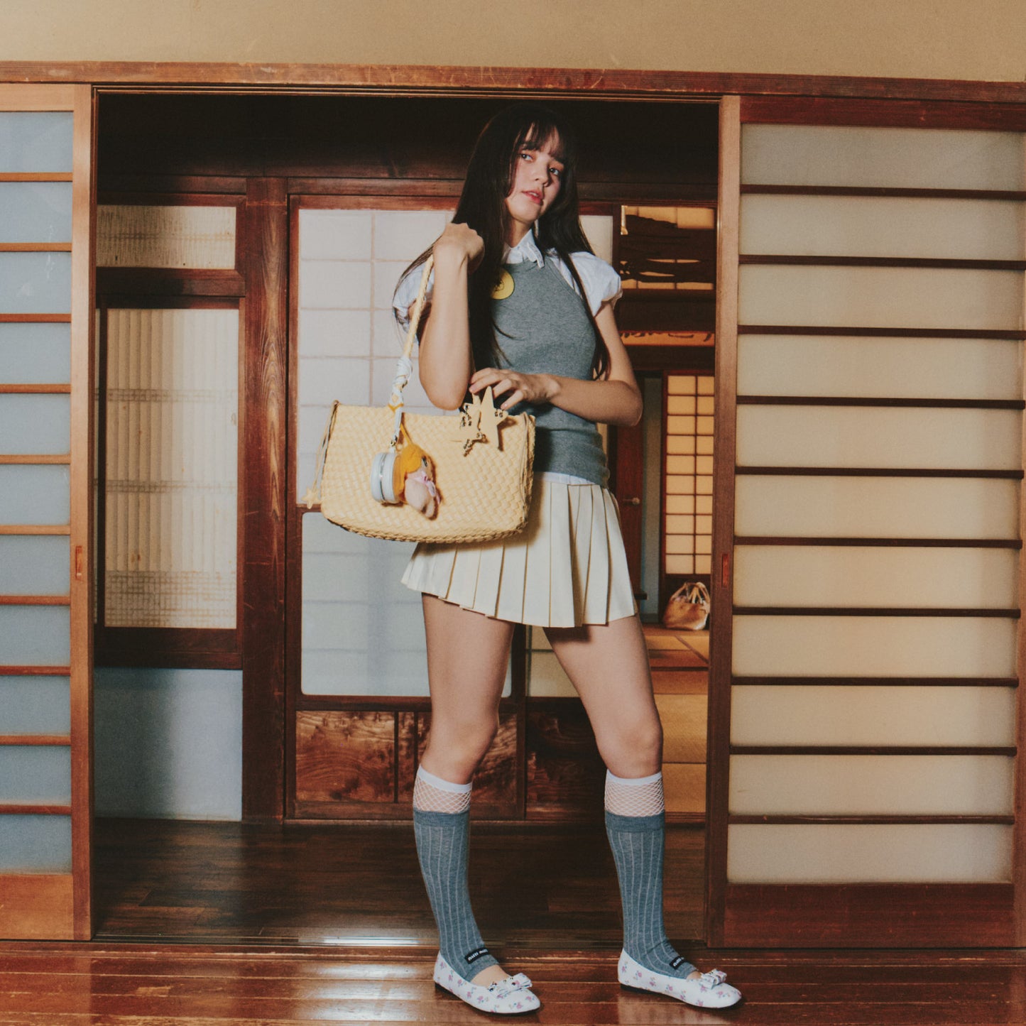 Versatile Charming Women's Horizontal Woven For Handbags