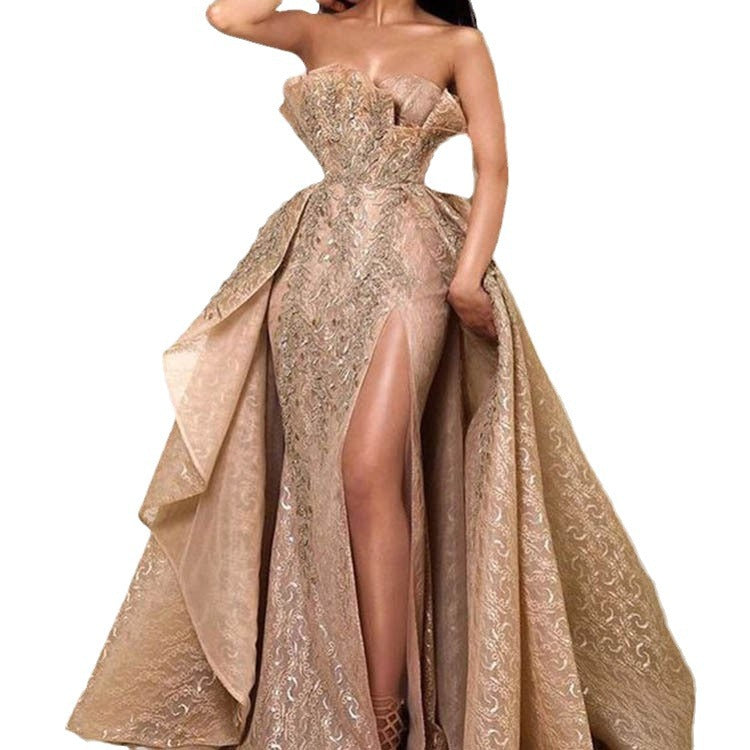 Women's Dress Sexy Tube Large Swing Elegant Dresses