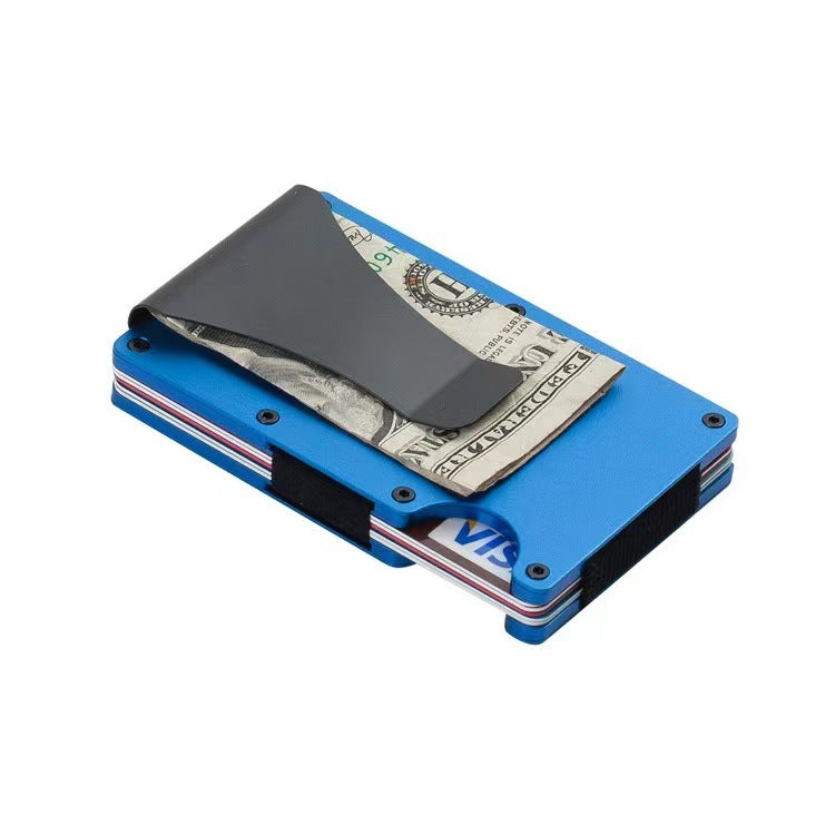 Fiber Credit Box Large Capacity Clip Card Holder
